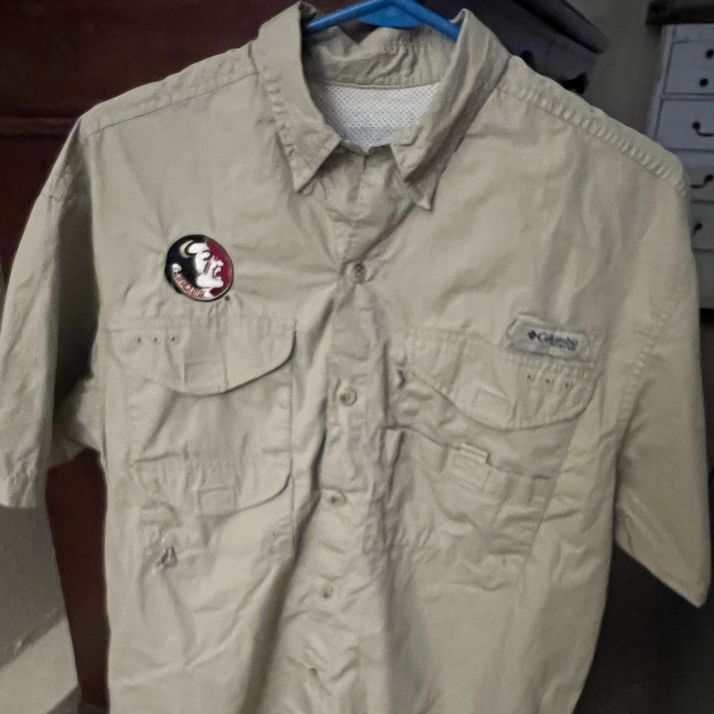 Columbia Florida State, mens shirt. Size large .